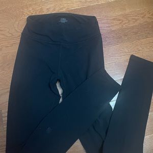 athleta girl, chit chat leggings, black, child medium/8-10